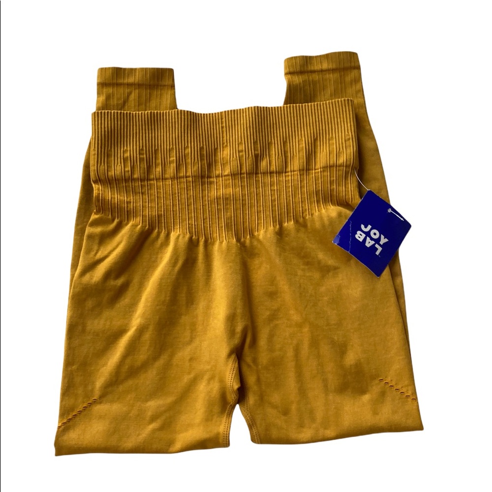 3 For $25 NWT JoyLab Ladies Small Harvest Gold High Rise Seamless Legging